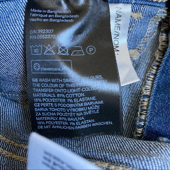H&M Blue Jeans for Girls Denim &Denim Skinny Fit - Picture 9 of 9